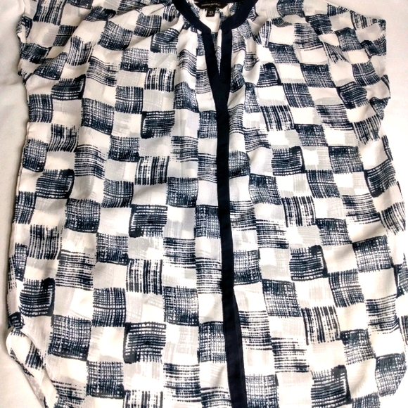 Banana Republic Tops - Banana Republic Sheer V-neck Blouse XS